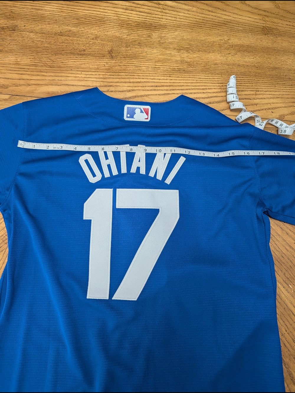 Nike MLB Shohei Ohtani #17 Blue and White Jersey - Picture 7 of 9